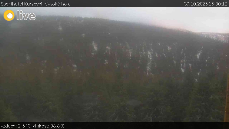 Sporthotel Kurzovní - Vysoké hole - 30.10.2025 v 16:30 Sporthotel Kurzovní - Vysoké hole - 30.10.2025 v 16:30