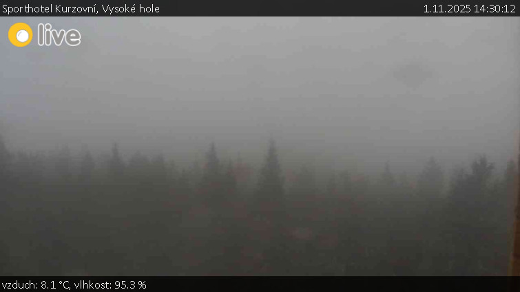 Sporthotel Kurzovní - Vysoké hole - 1.11.2025 v 14:30 Sporthotel Kurzovní - Vysoké hole - 1.11.2025 v 14:30