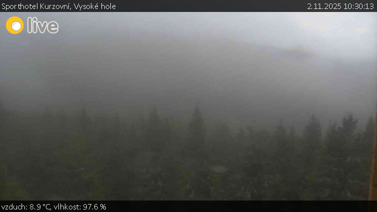 Sporthotel Kurzovní - Vysoké hole - 2.11.2025 v 10:30 Sporthotel Kurzovní - Vysoké hole - 2.11.2025 v 10:30