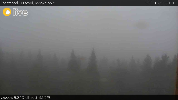 Sporthotel Kurzovní - Vysoké hole - 2.11.2025 v 12:30 Sporthotel Kurzovní - Vysoké hole - 2.11.2025 v 12:30