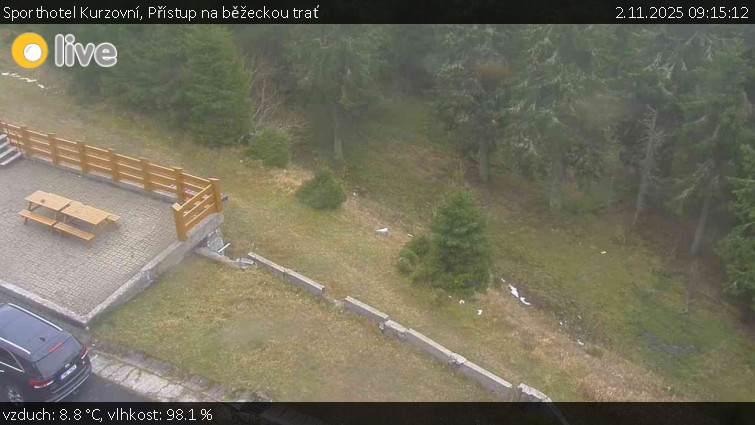 Sporthotel Kurzovní - Přístup na běžeckou trať - 2.11.2025 v 09:15 Sporthotel Kurzovní - Přístup na běžeckou trať - 2.11.2025 v 09:15