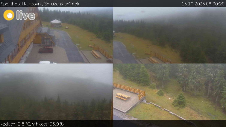 Sporthotel Kurzovní - Sdružený snímek - 15.10.2025 v 08:00 Sporthotel Kurzovní - Sdružený snímek - 15.10.2025 v 08:00