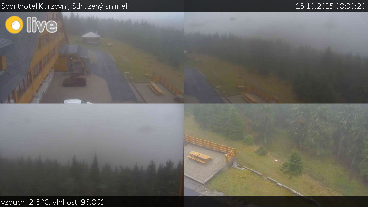 Sporthotel Kurzovní - Sdružený snímek - 15.10.2025 v 08:30 Sporthotel Kurzovní - Sdružený snímek - 15.10.2025 v 08:30