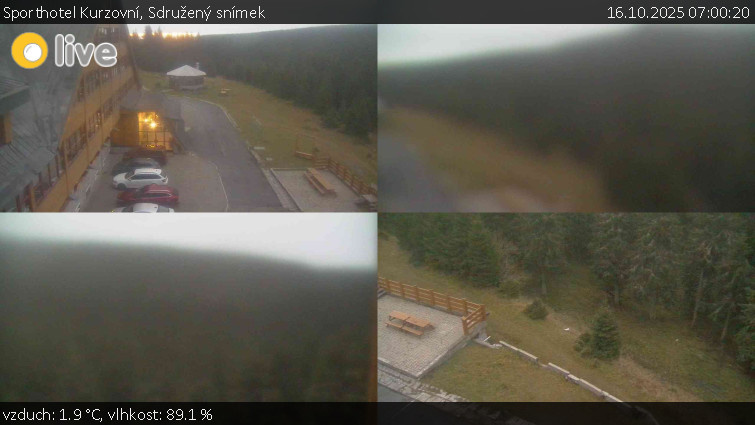 Sporthotel Kurzovní - Sdružený snímek - 16.10.2025 v 07:00 Sporthotel Kurzovní - Sdružený snímek - 16.10.2025 v 07:00