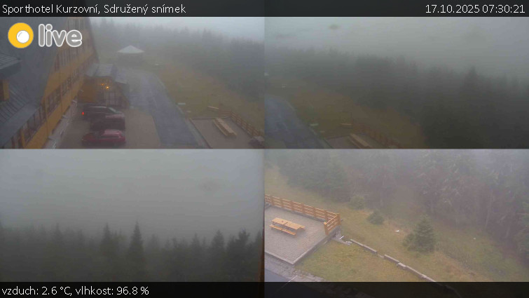 Sporthotel Kurzovní - Sdružený snímek - 17.10.2025 v 07:30 Sporthotel Kurzovní - Sdružený snímek - 17.10.2025 v 07:30