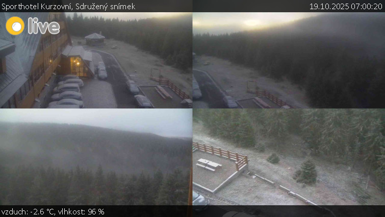 Sporthotel Kurzovní - Sdružený snímek - 19.10.2025 v 07:00 Sporthotel Kurzovní - Sdružený snímek - 19.10.2025 v 07:00