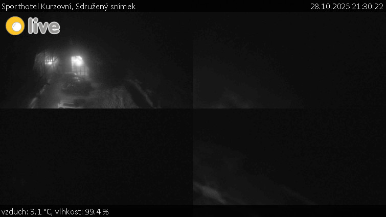 Sporthotel Kurzovní - Sdružený snímek - 28.10.2025 v 21:30 Sporthotel Kurzovní - Sdružený snímek - 28.10.2025 v 21:30