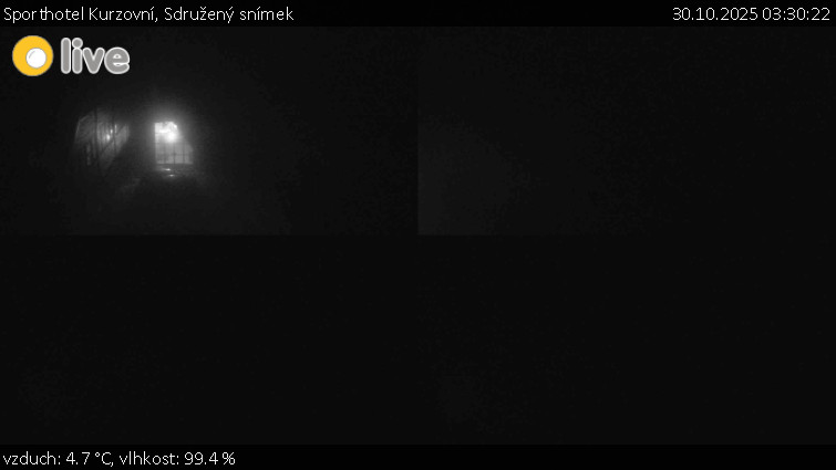 Sporthotel Kurzovní - Sdružený snímek - 30.10.2025 v 03:30 Sporthotel Kurzovní - Sdružený snímek - 30.10.2025 v 03:30