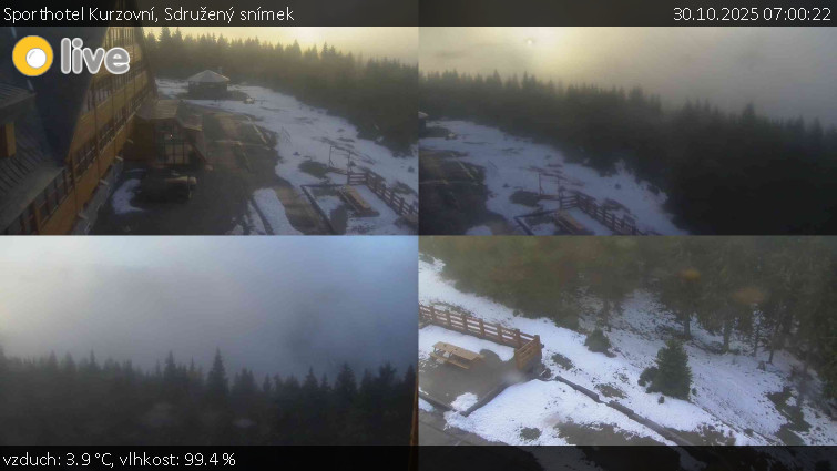 Sporthotel Kurzovní - Sdružený snímek - 30.10.2025 v 07:00 Sporthotel Kurzovní - Sdružený snímek - 30.10.2025 v 07:00