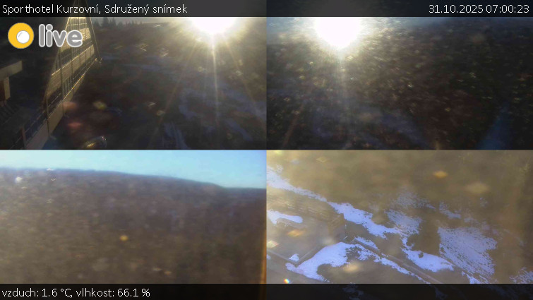 Sporthotel Kurzovní - Sdružený snímek - 31.10.2025 v 07:00 Sporthotel Kurzovní - Sdružený snímek - 31.10.2025 v 07:00