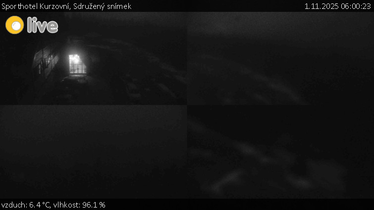 Sporthotel Kurzovní - Sdružený snímek - 1.11.2025 v 06:00 Sporthotel Kurzovní - Sdružený snímek - 1.11.2025 v 06:00