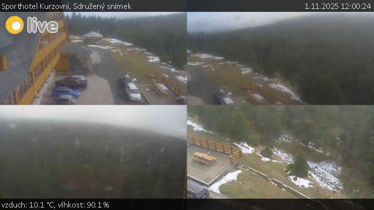 Sporthotel Kurzovní - Sdružený snímek - 1.11.2025 v 12:00 Sporthotel Kurzovní - Sdružený snímek - 1.11.2025 v 12:00