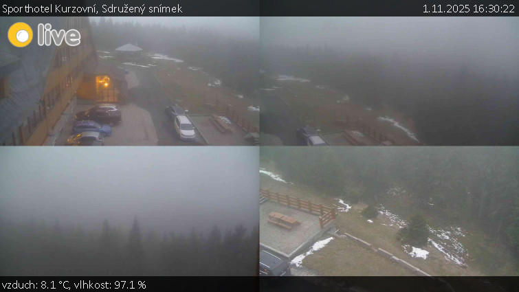 Sporthotel Kurzovní - Sdružený snímek - 1.11.2025 v 16:30 Sporthotel Kurzovní - Sdružený snímek - 1.11.2025 v 16:30