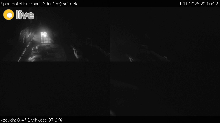 Sporthotel Kurzovní - Sdružený snímek - 1.11.2025 v 20:00 Sporthotel Kurzovní - Sdružený snímek - 1.11.2025 v 20:00