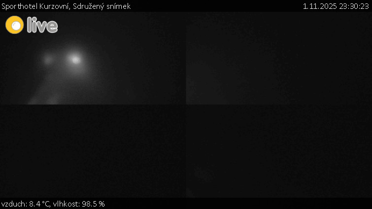 Sporthotel Kurzovní - Sdružený snímek - 1.11.2025 v 23:30 Sporthotel Kurzovní - Sdružený snímek - 1.11.2025 v 23:30