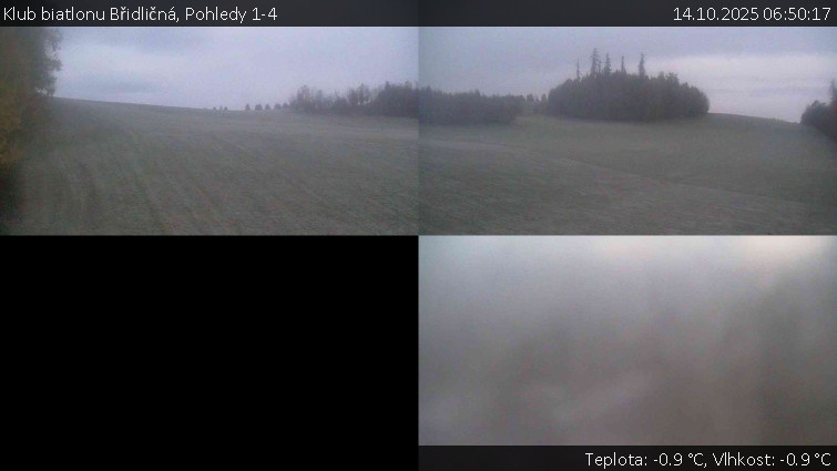 Klub biatlonu Břidličná - Pohledy 1-4 - 14.10.2025 v 06:50 Klub biatlonu Břidličná - Pohledy 1-4 - 14.10.2025 v 06:50