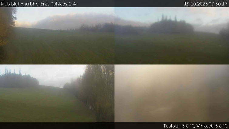 Klub biatlonu Břidličná - Pohledy 1-4 - 15.10.2025 v 07:50 Klub biatlonu Břidličná - Pohledy 1-4 - 15.10.2025 v 07:50