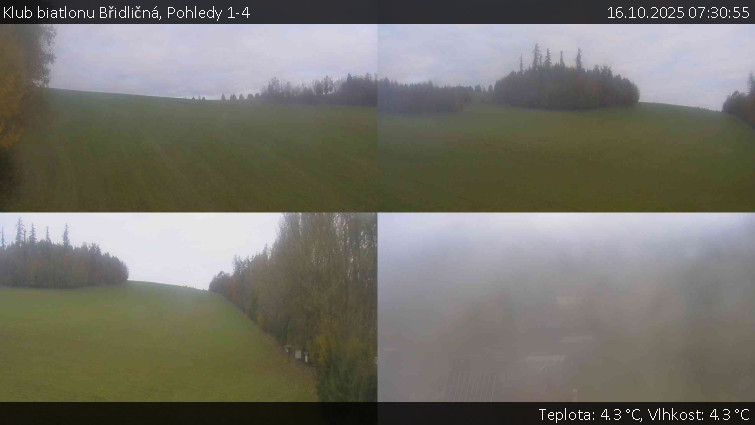 Klub biatlonu Břidličná - Pohledy 1-4 - 16.10.2025 v 07:30 Klub biatlonu Břidličná - Pohledy 1-4 - 16.10.2025 v 07:30