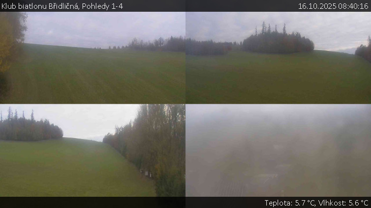 Klub biatlonu Břidličná - Pohledy 1-4 - 16.10.2025 v 08:40 Klub biatlonu Břidličná - Pohledy 1-4 - 16.10.2025 v 08:40