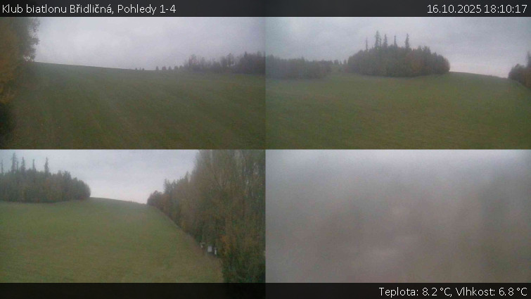 Klub biatlonu Břidličná - Pohledy 1-4 - 16.10.2025 v 18:10 Klub biatlonu Břidličná - Pohledy 1-4 - 16.10.2025 v 18:10