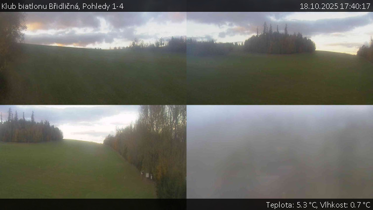 Klub biatlonu Břidličná - Pohledy 1-4 - 18.10.2025 v 17:40 Klub biatlonu Břidličná - Pohledy 1-4 - 18.10.2025 v 17:40