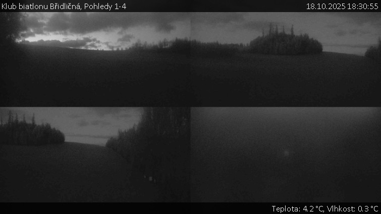 Klub biatlonu Břidličná - Pohledy 1-4 - 18.10.2025 v 18:30 Klub biatlonu Břidličná - Pohledy 1-4 - 18.10.2025 v 18:30