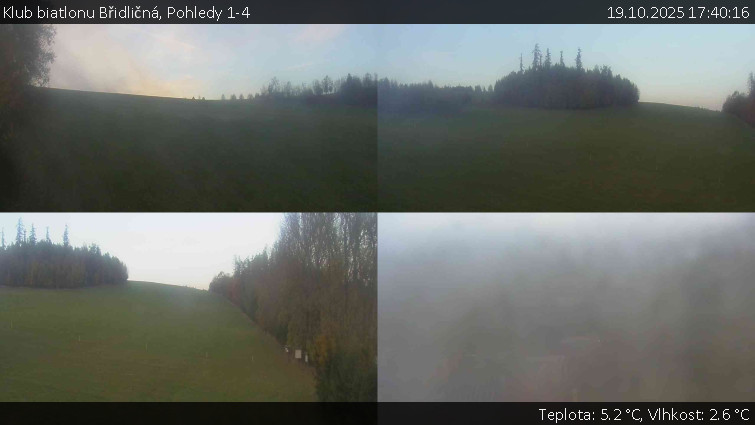 Klub biatlonu Břidličná - Pohledy 1-4 - 19.10.2025 v 17:40 Klub biatlonu Břidličná - Pohledy 1-4 - 19.10.2025 v 17:40