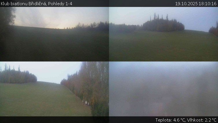 Klub biatlonu Břidličná - Pohledy 1-4 - 19.10.2025 v 18:10 Klub biatlonu Břidličná - Pohledy 1-4 - 19.10.2025 v 18:10