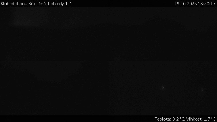 Klub biatlonu Břidličná - Pohledy 1-4 - 19.10.2025 v 18:50 Klub biatlonu Břidličná - Pohledy 1-4 - 19.10.2025 v 18:50
