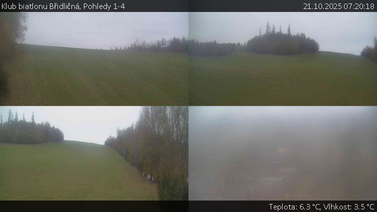 Klub biatlonu Břidličná - Pohledy 1-4 - 21.10.2025 v 07:20 Klub biatlonu Břidličná - Pohledy 1-4 - 21.10.2025 v 07:20