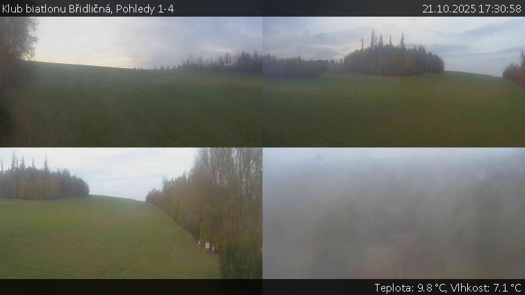Klub biatlonu Břidličná - Pohledy 1-4 - 21.10.2025 v 17:30 Klub biatlonu Břidličná - Pohledy 1-4 - 21.10.2025 v 17:30