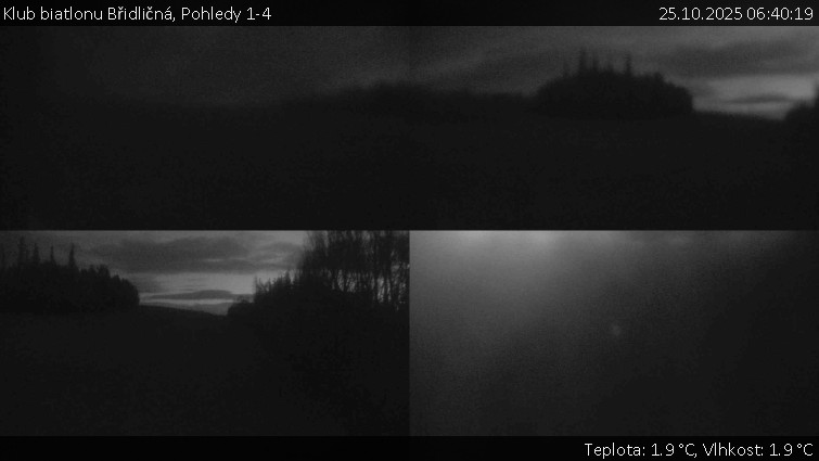 Klub biatlonu Břidličná - Pohledy 1-4 - 25.10.2025 v 06:40 Klub biatlonu Břidličná - Pohledy 1-4 - 25.10.2025 v 06:40
