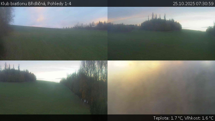 Klub biatlonu Břidličná - Pohledy 1-4 - 25.10.2025 v 07:30 Klub biatlonu Břidličná - Pohledy 1-4 - 25.10.2025 v 07:30