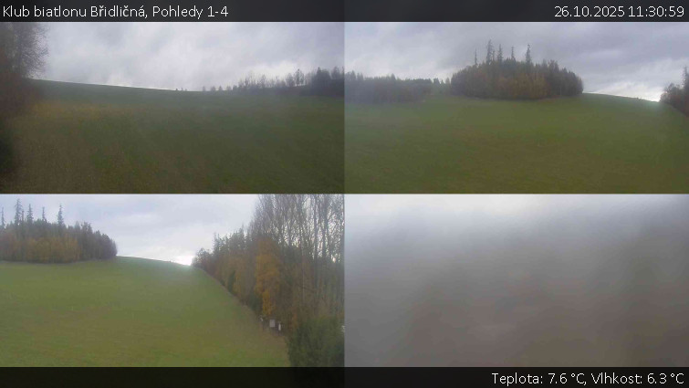 Klub biatlonu Břidličná - Pohledy 1-4 - 26.10.2025 v 11:30 Klub biatlonu Břidličná - Pohledy 1-4 - 26.10.2025 v 11:30