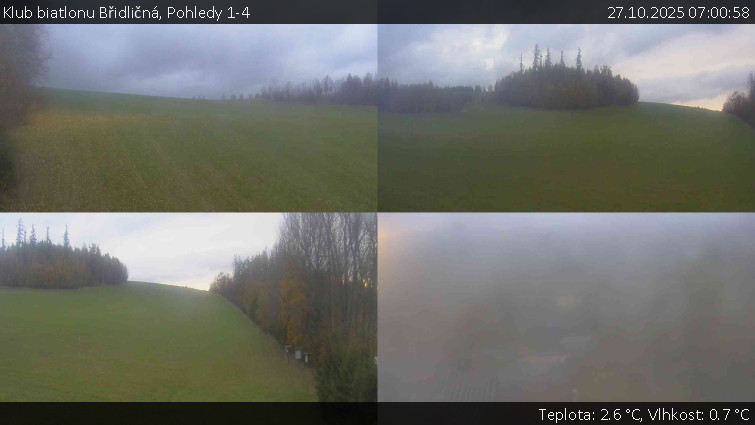 Klub biatlonu Břidličná - Pohledy 1-4 - 27.10.2025 v 07:00 Klub biatlonu Břidličná - Pohledy 1-4 - 27.10.2025 v 07:00