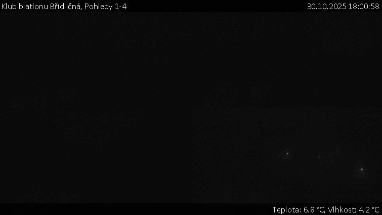 Klub biatlonu Břidličná - Pohledy 1-4 - 30.10.2025 v 18:00 Klub biatlonu Břidličná - Pohledy 1-4 - 30.10.2025 v 18:00