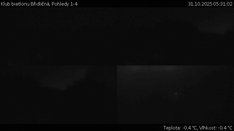 Klub biatlonu Břidličná - Pohledy 1-4 - 31.10.2025 v 05:31 Klub biatlonu Břidličná - Pohledy 1-4 - 31.10.2025 v 05:31