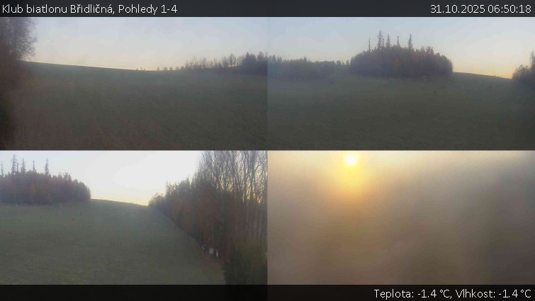 Klub biatlonu Břidličná - Pohledy 1-4 - 31.10.2025 v 06:50 Klub biatlonu Břidličná - Pohledy 1-4 - 31.10.2025 v 06:50