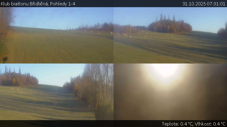 Klub biatlonu Břidličná - Pohledy 1-4 - 31.10.2025 v 07:31 Klub biatlonu Břidličná - Pohledy 1-4 - 31.10.2025 v 07:31