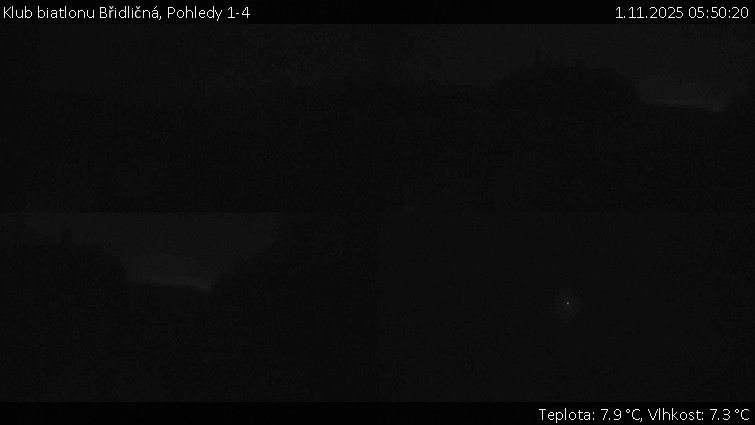 Klub biatlonu Břidličná - Pohledy 1-4 - 1.11.2025 v 05:50 Klub biatlonu Břidličná - Pohledy 1-4 - 1.11.2025 v 05:50