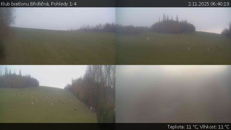 Klub biatlonu Břidličná - Pohledy 1-4 - 2.11.2025 v 06:40 Klub biatlonu Břidličná - Pohledy 1-4 - 2.11.2025 v 06:40