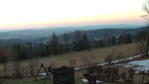 Chata Myslivna SKP Olomouc - Pohled do krajiny - 19.3.2023 v 06:00