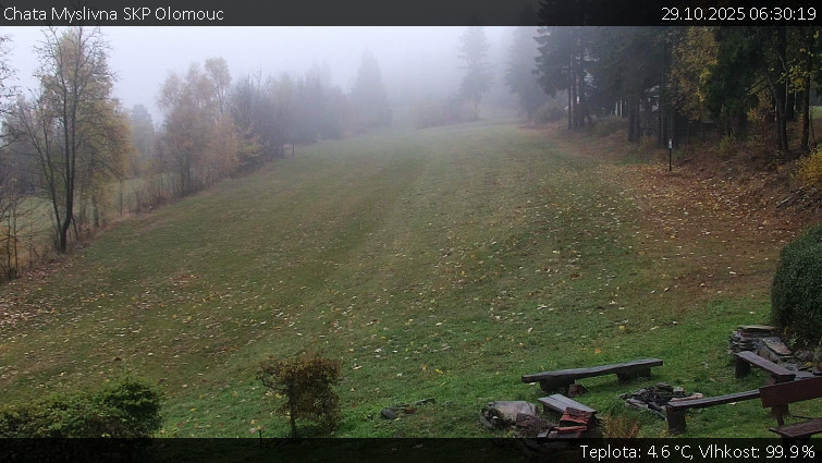 Chata Myslivna SKP Olomouc - Běžecký lyžařský areál Nová Ves - 29.10.2025 v 06:30 Chata Myslivna SKP Olomouc - Běžecký lyžařský areál Nová Ves - 29.10.2025 v 06:30
