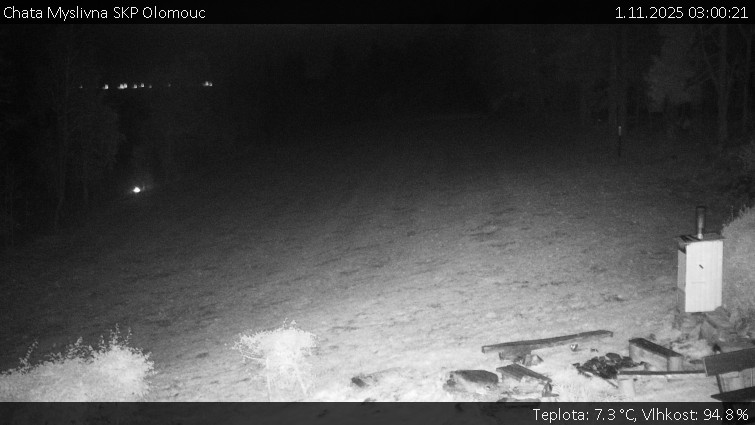 Chata Myslivna SKP Olomouc - Běžecký lyžařský areál Nová Ves - 1.11.2025 v 03:00 Chata Myslivna SKP Olomouc - Běžecký lyžařský areál Nová Ves - 1.11.2025 v 03:00