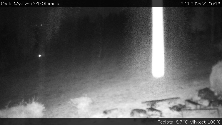 Chata Myslivna SKP Olomouc - Běžecký lyžařský areál Nová Ves - 2.11.2025 v 21:00 Chata Myslivna SKP Olomouc - Běžecký lyžařský areál Nová Ves - 2.11.2025 v 21:00