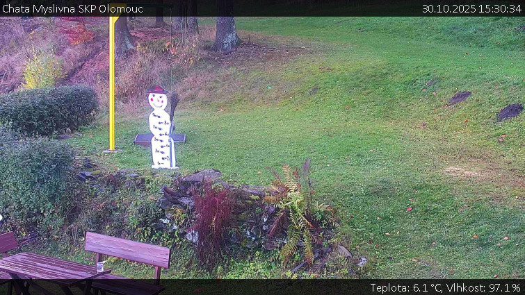 Chata Myslivna SKP Olomouc - Běžecký lyžařský areál Nová Ves - horní část - 30.10.2025 v 15:30 Chata Myslivna SKP Olomouc - Běžecký lyžařský areál Nová Ves - horní část - 30.10.2025 v 15:30