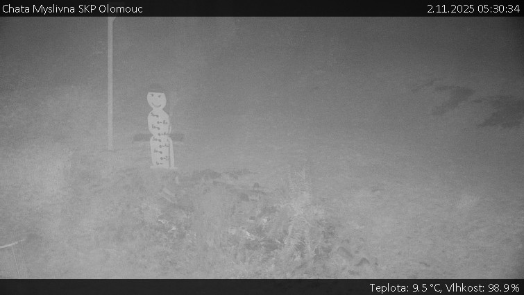 Chata Myslivna SKP Olomouc - Běžecký lyžařský areál Nová Ves - horní část - 2.11.2025 v 05:30 Chata Myslivna SKP Olomouc - Běžecký lyžařský areál Nová Ves - horní část - 2.11.2025 v 05:30
