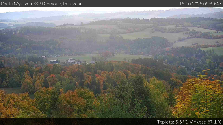 Chata Myslivna SKP Olomouc - Posezení - 16.10.2025 v 09:30 Chata Myslivna SKP Olomouc - Posezení - 16.10.2025 v 09:30