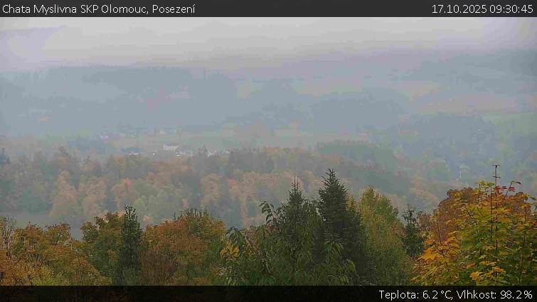 Chata Myslivna SKP Olomouc - Posezení - 17.10.2025 v 09:30 Chata Myslivna SKP Olomouc - Posezení - 17.10.2025 v 09:30