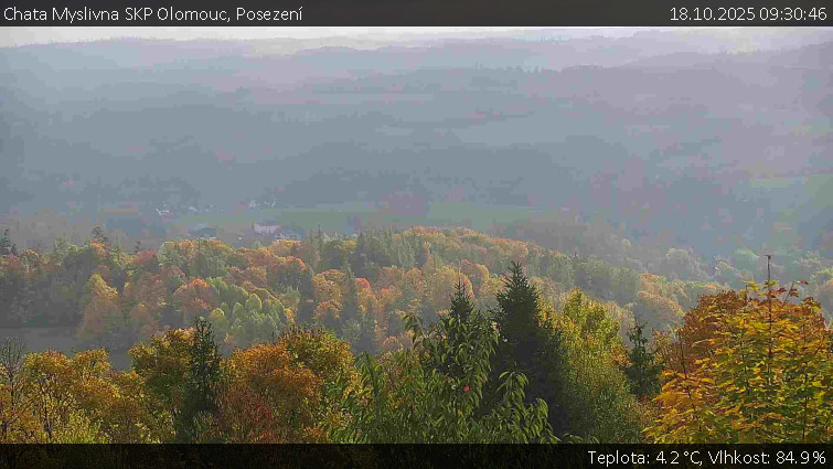 Chata Myslivna SKP Olomouc - Posezení - 18.10.2025 v 09:30 Chata Myslivna SKP Olomouc - Posezení - 18.10.2025 v 09:30